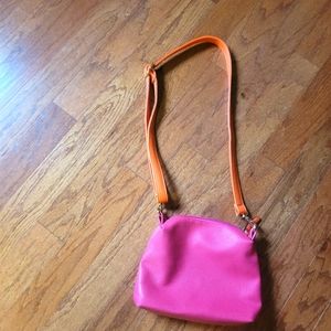 🩷 Pink + Orange Purse